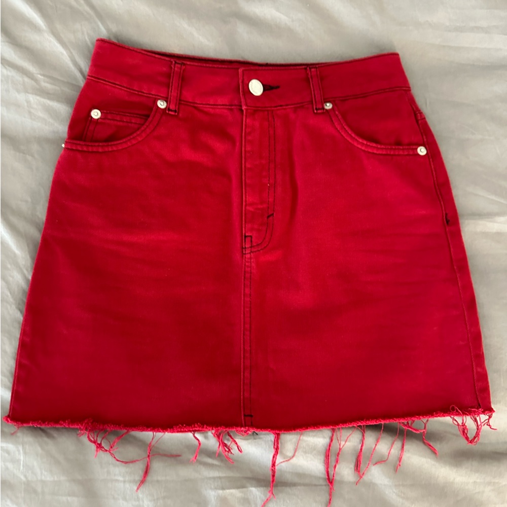 TopShop denim skirt